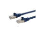 connektgear 3m RJ45 CAT6a SSTP Stranded Flush Moulded LS0H Network Cable - 26AWG - Blue