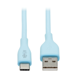 Tripp Lite U038AB-003-S-LB USB cable 35.8" (0.91 m) USB 2.0 USB A USB C Blue