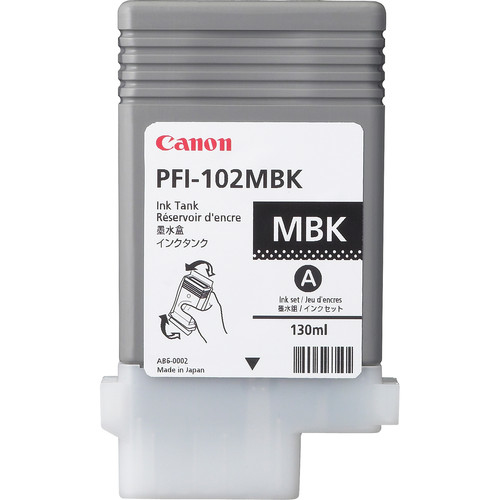 Image of Canon 0894B001/PFI-102MBK Ink cartridge black matt 130ml for Canon...