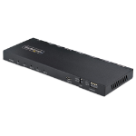 StarTech.com 4-Port HDMI Splitter, 4K 60Hz HDMI 2.0 Video, 4K HDMI Splitter w/ Built-in Scaler, HDMI Splitter 1 In 4 Out, 3.5mm/Optical Audio Port, HDMI Display/Output Splitter