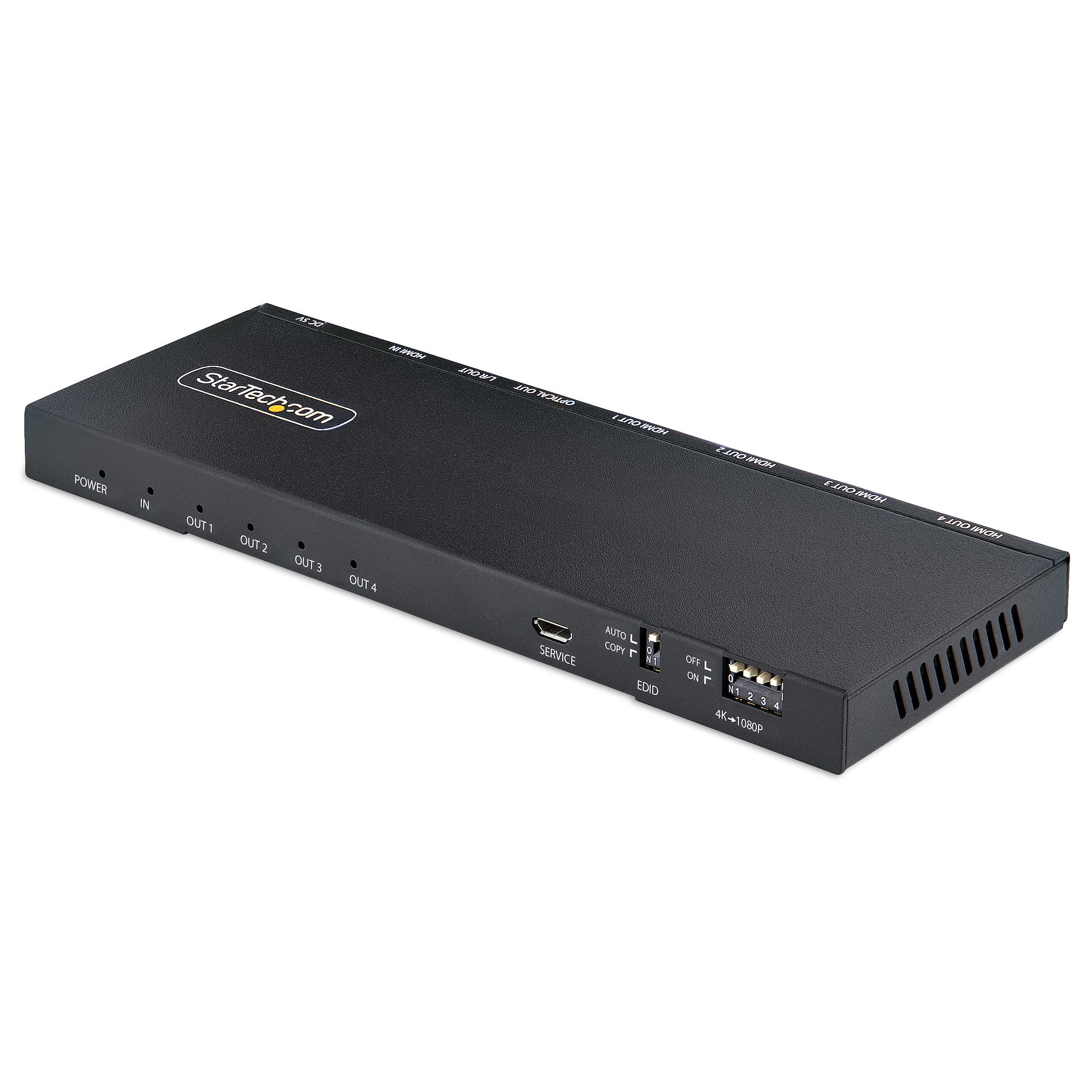Image of StarTech.com 4-Port HDMI Splitter, 4K 60Hz HDMI 2.0 Video, 4K HDMI...