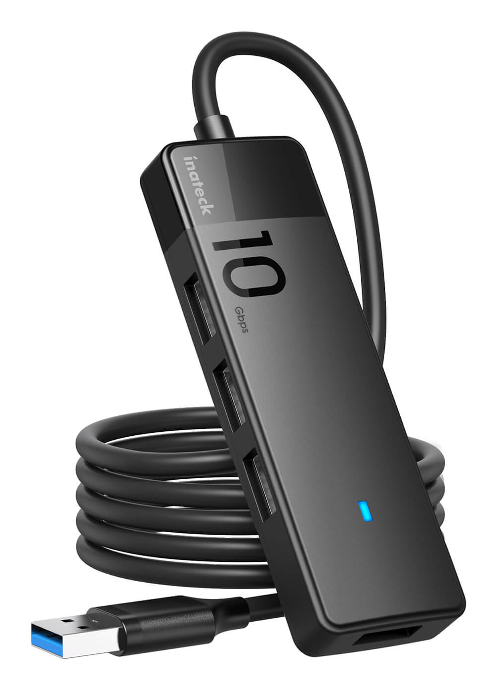 Inateck HB2025AL USB 3.2 Gen 2 (3.1 Gen 2) Type-A 10000 Mbit/s Black