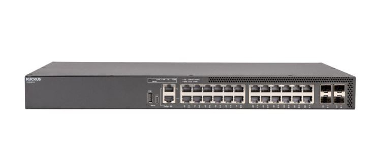 ICX8200-24 RUCKUS CommScope Switch Full Managed Layer3 28 Port 24x 1 GbE 4x SFP28 - Switch - 1 Gbps