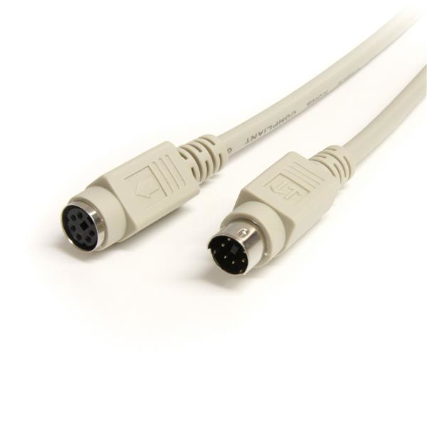 Image of StarTech.com 6 ft PS/2 Keyboard or Mouse Extension Cable - M/F