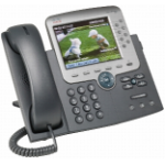 Cisco Unified IP Phone 7975G w/ 1 RTU License Caller ID Black, Silver