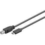 Microconnect USB3.1C2B5 USB cable 5 m USB 2.0 USB C USB B Black