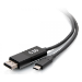 C2G C2G54475 72" (1.83 m) USB Type-C DisplayPort Black