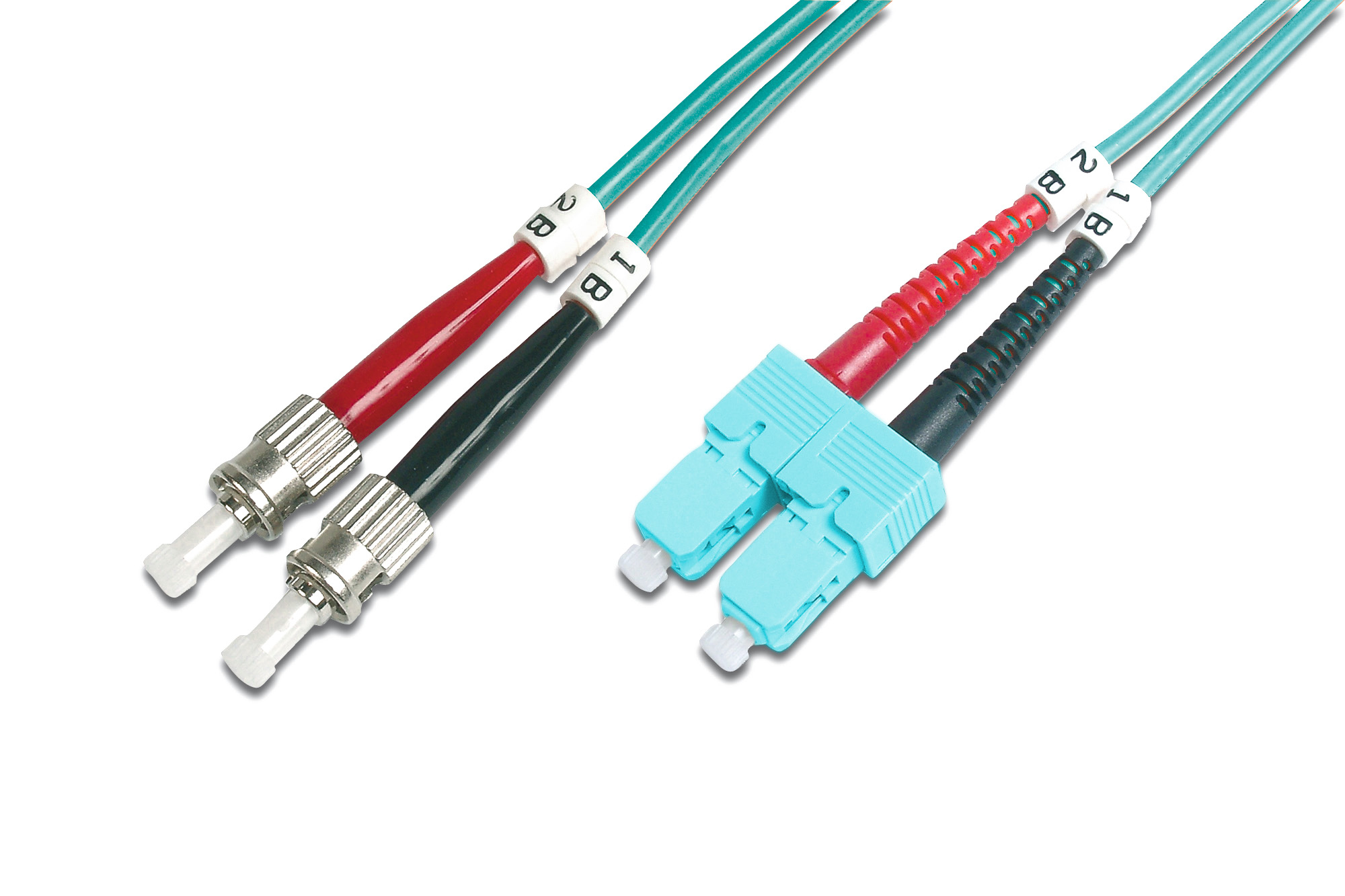 Image of Digitus Fiber Optic Multimode Patch Cord, OM 3, ST / SC