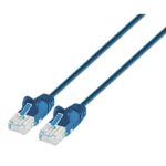 Intellinet IEC-C6A-BL-10-SLIM networking cable Blue 118.1" (3 m) Cat6 U/UTP (UTP)