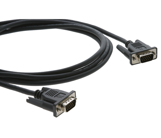 Kramer Electronics 15-pin HD Micro Cable VGA cable 0.3 m VGA (D-Sub) Black