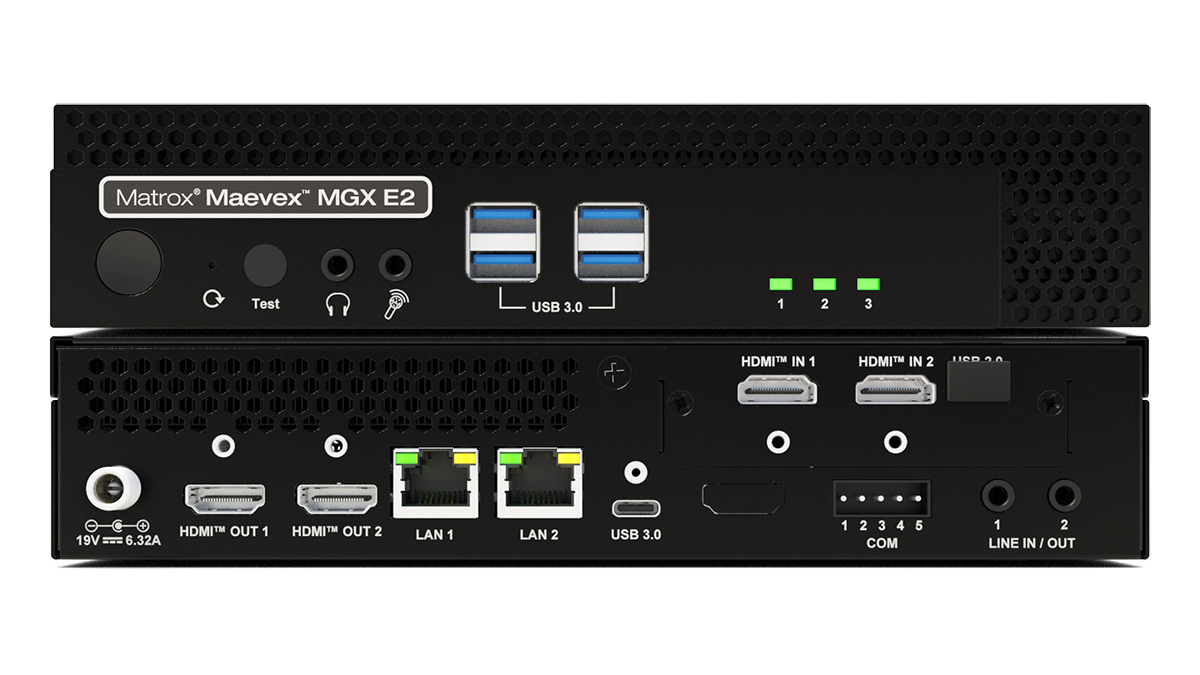 Matrox MVX-MGXE2Y-UA video servers/encoder 3840 x 2160 pixels 60 fps