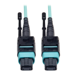 Tripp Lite N844-01M-12-P fiber optic cable 35.8" (0.91 m) MTP OM3 Black, Turquoise