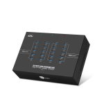 Siig ID-US0611-S1 interface hub USB 3.2 Gen 1 (3.1 Gen 1) Type-B 5000 Mbit/s Black