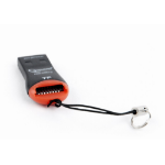 Gembird FD2-MSD-3 geheugenkaartlezer USB 2.0 Zwart, Rood