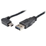 Tripp Lite UR030-003-RAB USB cable USB 2.0 35.8" (0.91 m) USB A Mini-USB B Black