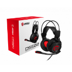 MSI DS502 GAMING HEADSET headphones/headset Wired Head-band Black, Red