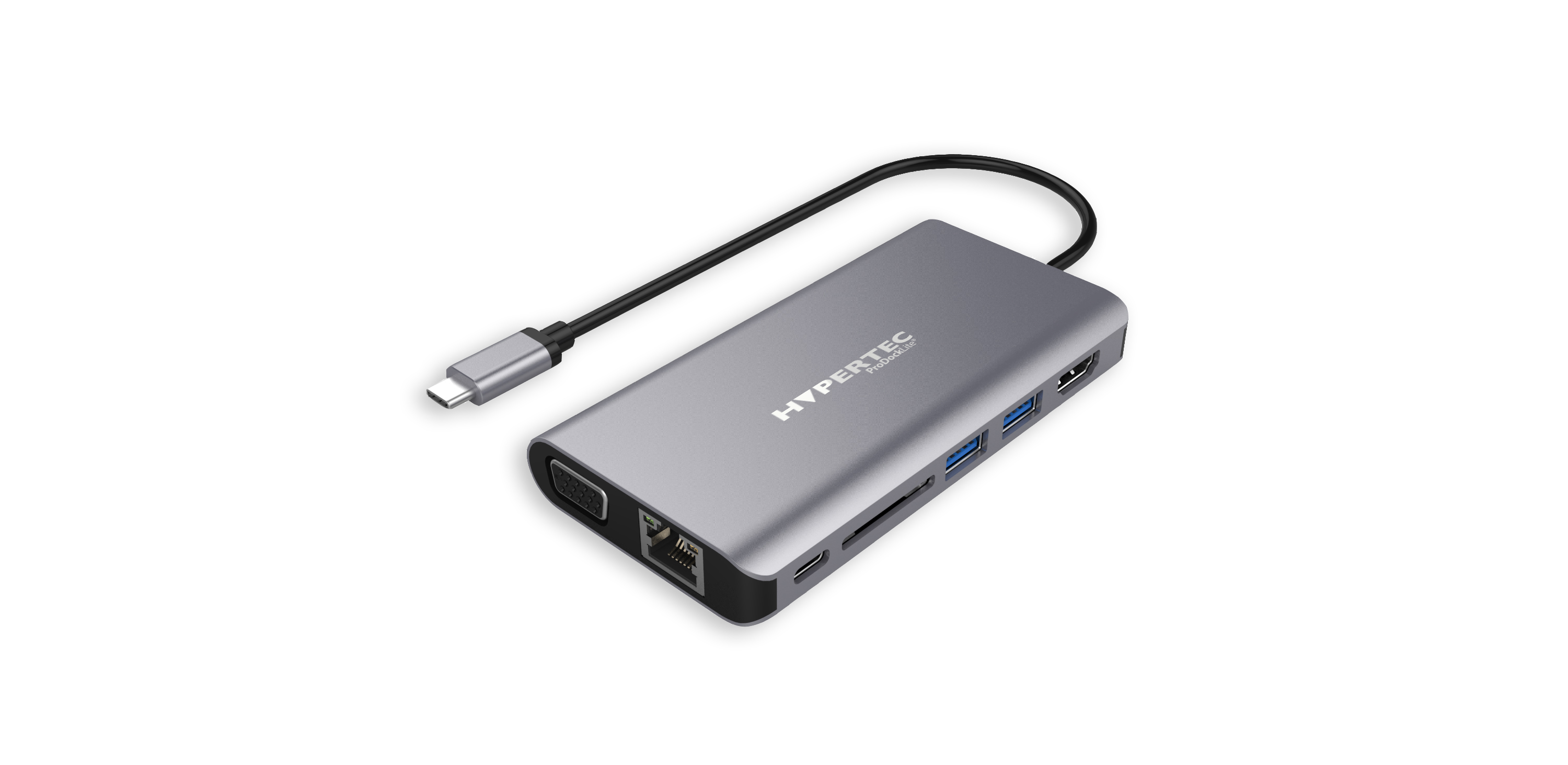 Image of Hypertec ProDockLite Gen2 - Universal USB-C Dock with HDMI or VGA...
