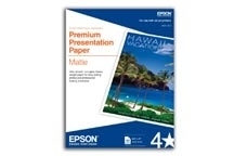 Papel Especial Premium Presentation Matte Carta Epson 50 Folhas 167g