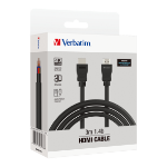 Verbatim 66578 HDMI cable 3 m HDMI Type A (Standard) Black