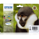 Epson C13T08954020/T0895 Ink cartridge multi pack Bk,C,M,Y Blister Radio Frequency 5,8ml + 3x3,5ml Pack=4 for Epson Stylus S 20/SX 115/SX 415