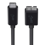 Belkin F2CU031BT1M-BLK USB-kabel 0,91 m USB 3.2 Gen 2 (3.1 Gen 2) USB C Micro-USB B Zwart