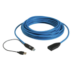 Black Box USB 3.0 15m USB cable 590.6" (15 m) USB 3.2 Gen 1 (3.1 Gen 1) USB A 2 x USB A Black, Blue