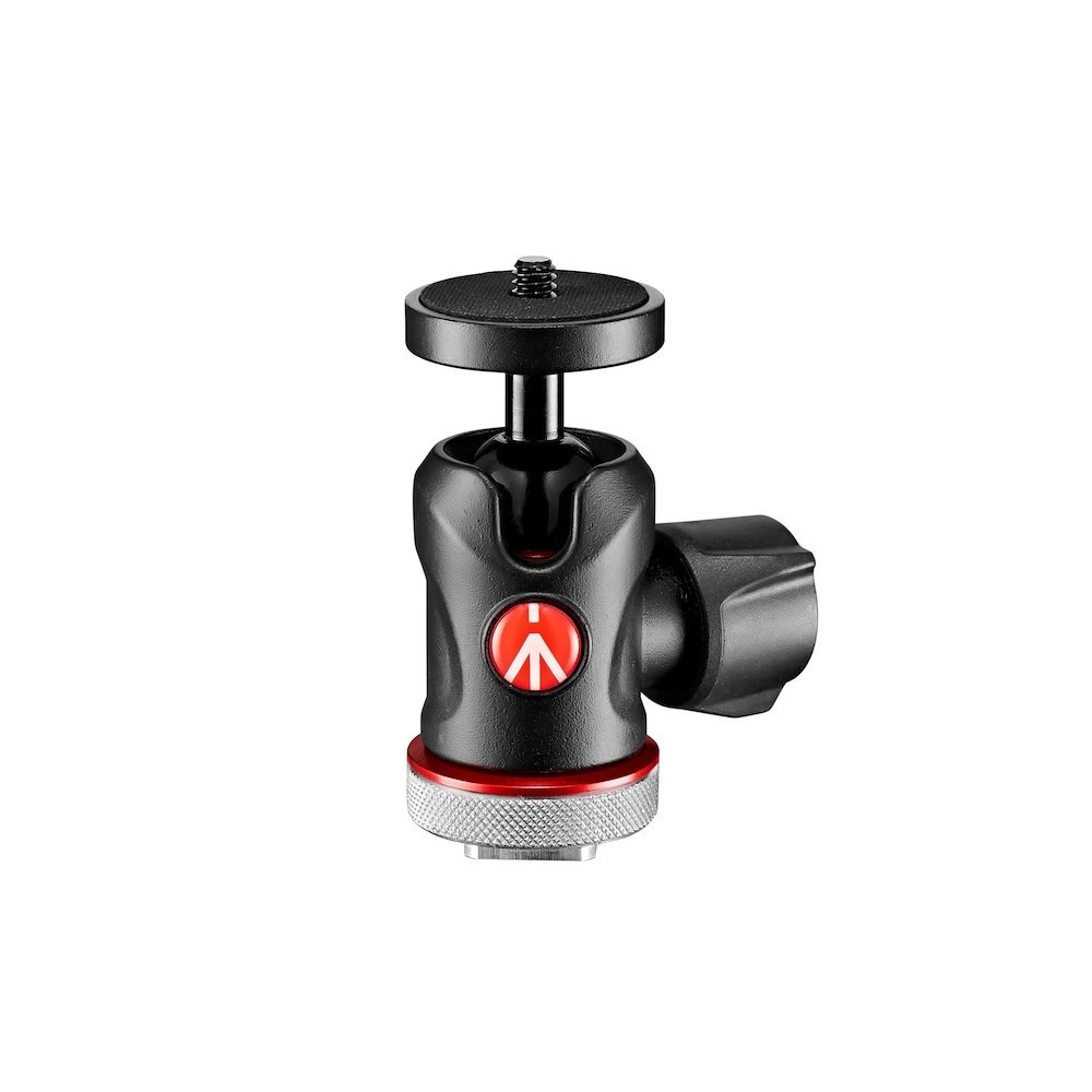 Manfrotto MH492LCD-BH tripod head Black. Red Aluminium 1/4\" Ball