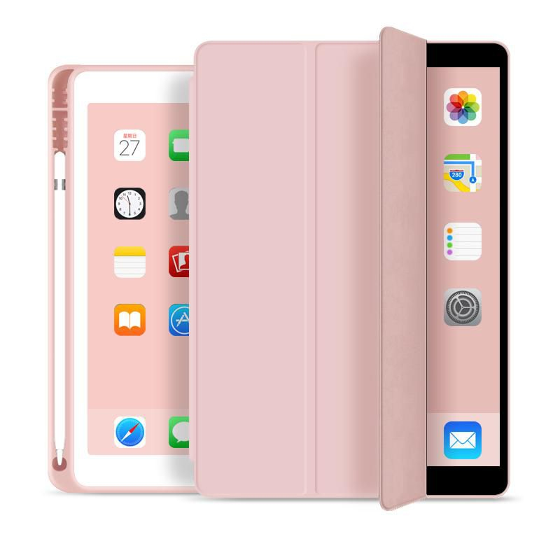 Image of eSTUFF SEATTLE Pencil Case for iPad 9.7 2018/2017 - Pink PU leather