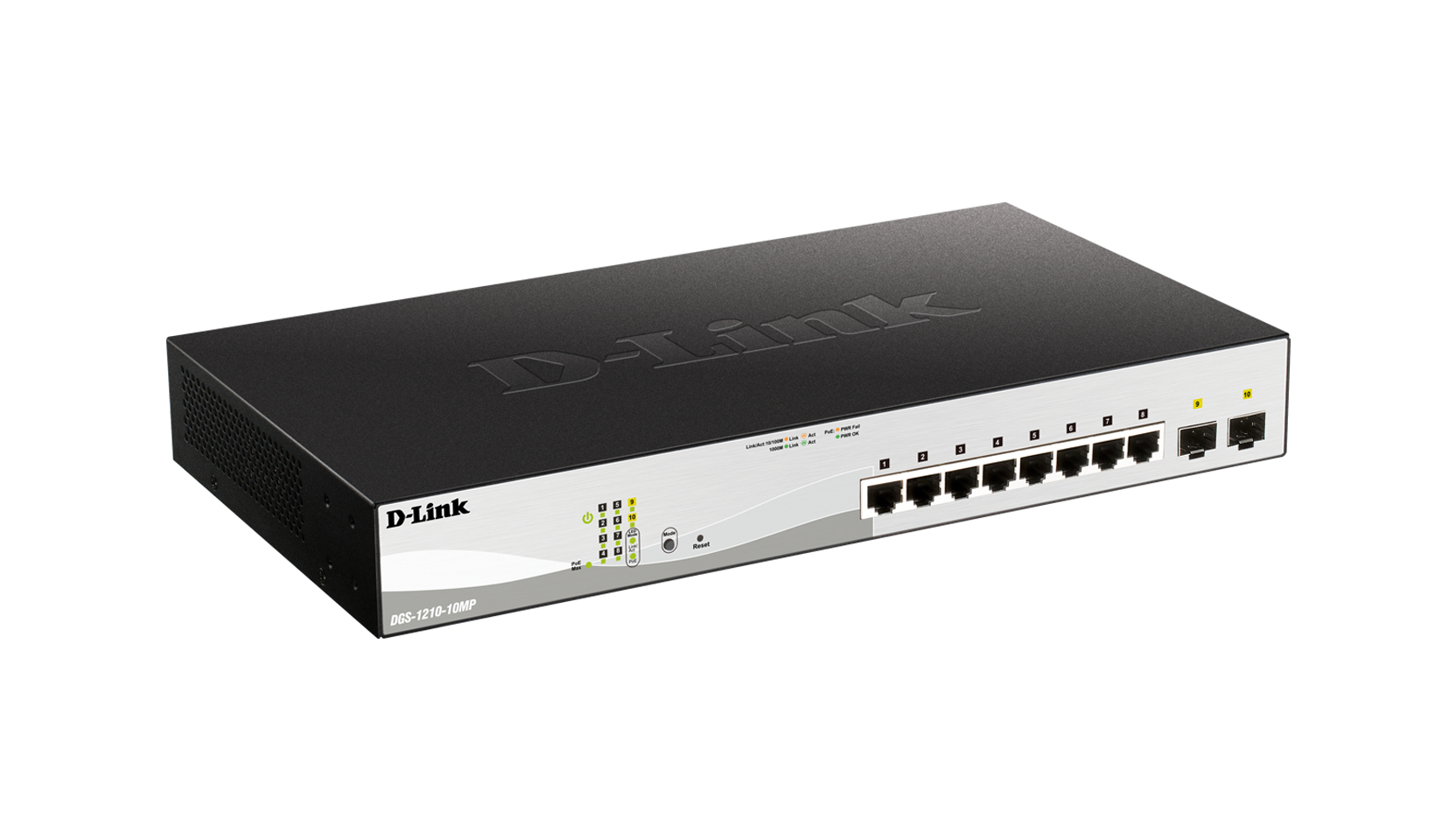 Image of D-Link DGS-1210-10MP network switch Managed L2/L3 Gigabit Ethernet...