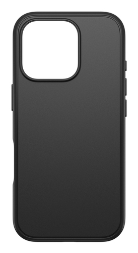 OtterBox Symmetry Series - Back cover for mobile phone - MagSafe compatibility - polycarbonate layer, thermoplastic elastomer (TPE) - black - for Apple iPhone 16 Pro
