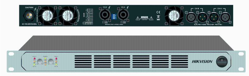 Professional Amplifier 250W 2-Zone