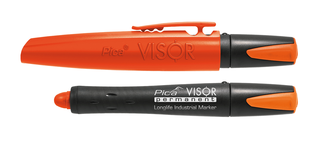 Image of Pica-Marker VISOR permanent marker Broad tip Orange 1 pc(s)