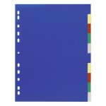 Durable 6747-27 Numeric tab index Polypropylene (PP) Blue