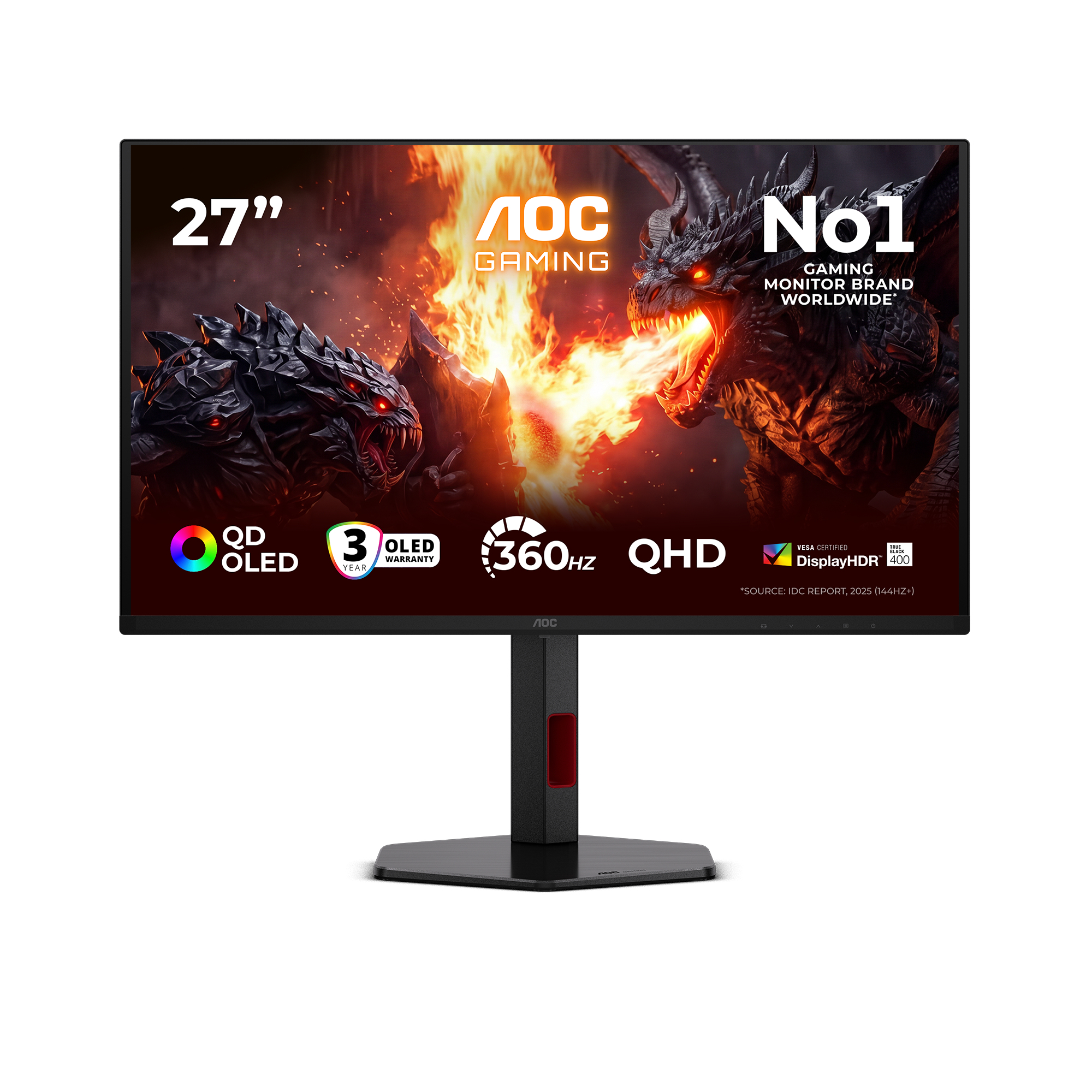 AOC G4 Q27G4SDR computer monitor 67.3 cm (26.5") 2560 x 1440 pixe