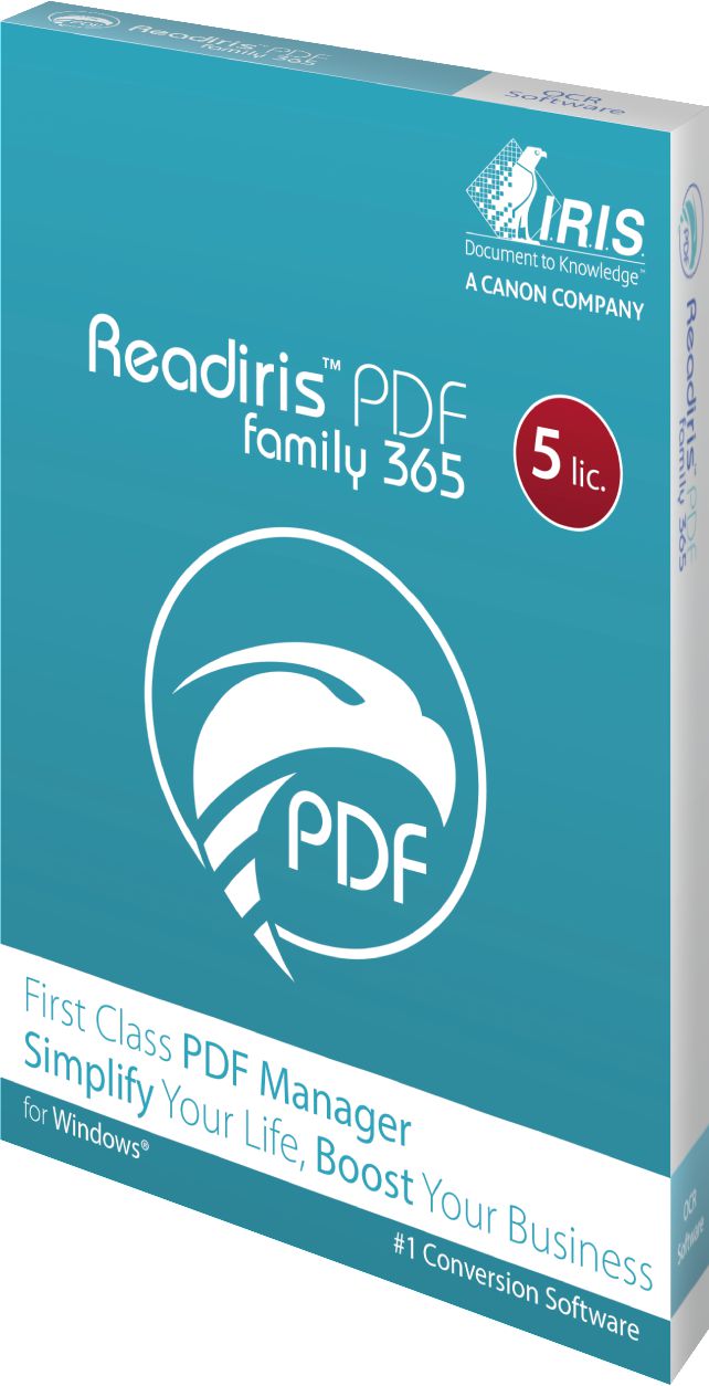 Image of I.R.I.S. Readiris PDF Family 365