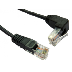 Cables Direct CDL 1m Cat5e UTP - R/A UP 20mm