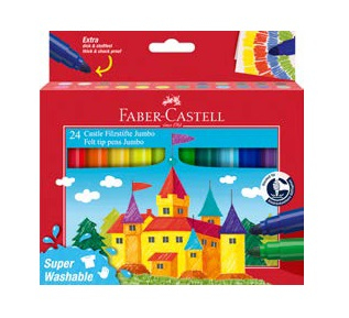 Faber-Castell 154324 felt pen Assorted colours 24 pc(s)