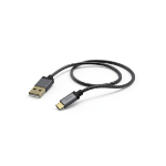 Hama 1.5m, USB2.0-A/USB2.0-C USB cable USB A USB C Anthracite