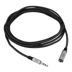 Siig 3.5 mm - 3.5 mm audio cable 78.7" (2 m) 3.5mm Black, Silver