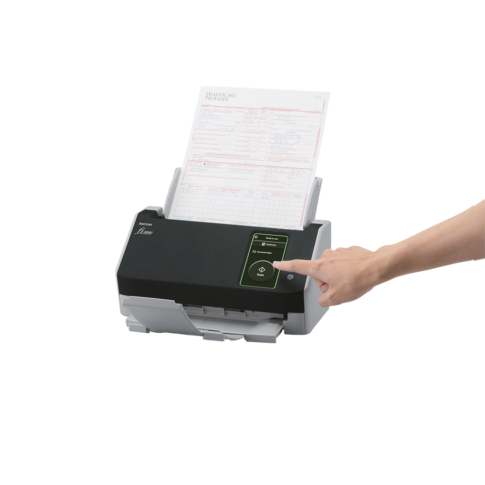 Ricoh fi-8040 ADF + Manual feed scanner 600 x 600 DPI A4 Black, Grey ...