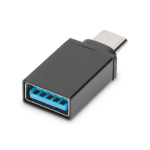 Digitus AK-300506-000-S tussenstuk voor kabels USB C USB A Zwart
