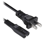 BRobotix 000123 cable de alimentación Negro 1.8 m Enchufe tipo A Acoplador C8