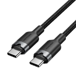 Vention USB-C to C cable, braided, 3A, 480Mbps, 60W, 2m, BK