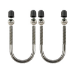 RAM Mounts RAM-HAR-235 kit de montaje Negro, Acero inoxidable Acero inoxidable