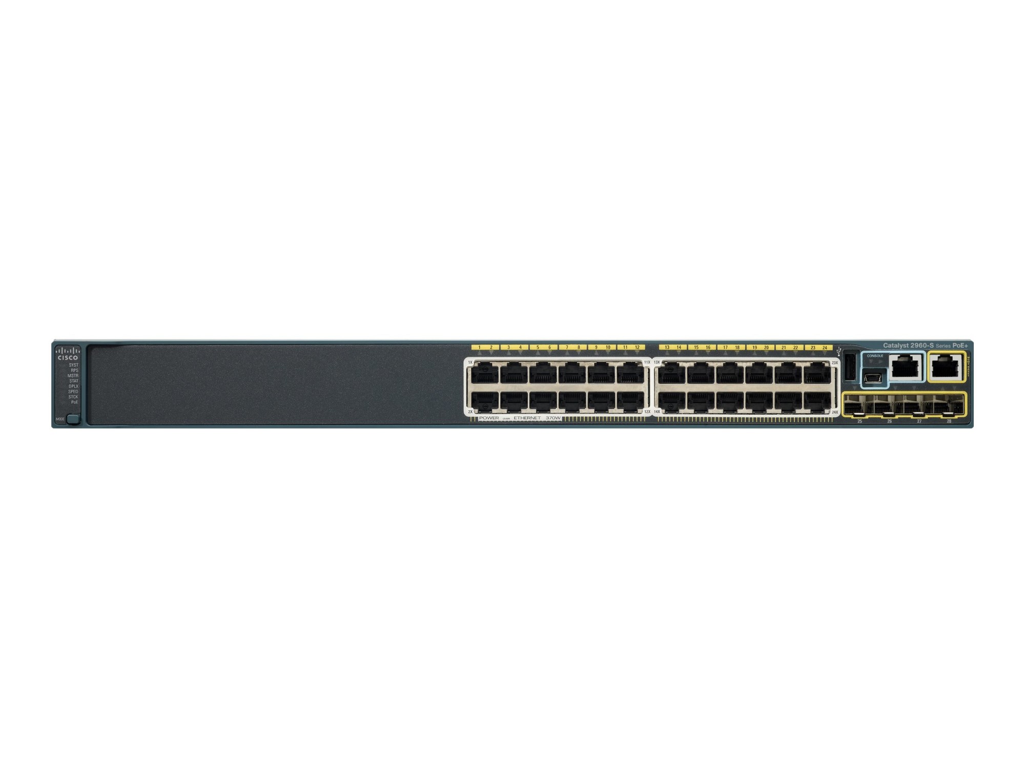Cisco WS-C2960S-24PSL-RF 24-Port Gigabit 1U Network Switch Cisco WS-C2960S-24PSL-RF 24-Port Gigabit 1U Network Switch