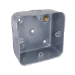 Cablenet Metal Back Box Single Gang 40mm for 20mm Conduit