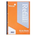 Silvine PUNCHED REFILL PAD SB A4 PK6