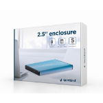 Gembird EE2-U3S-3-B behuizing voor opslagstations HDD-behuizing Blauw 2.5"