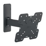 Vogel's Vogel's QUICK Full-Motion TVM 1225 - Mounting kit (wall mount, adapter base) - for LCD display - steel - black - screen size: 19"-43"