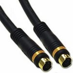 C2G 20m Velocity S-video cable S-Video (4-pin) Black